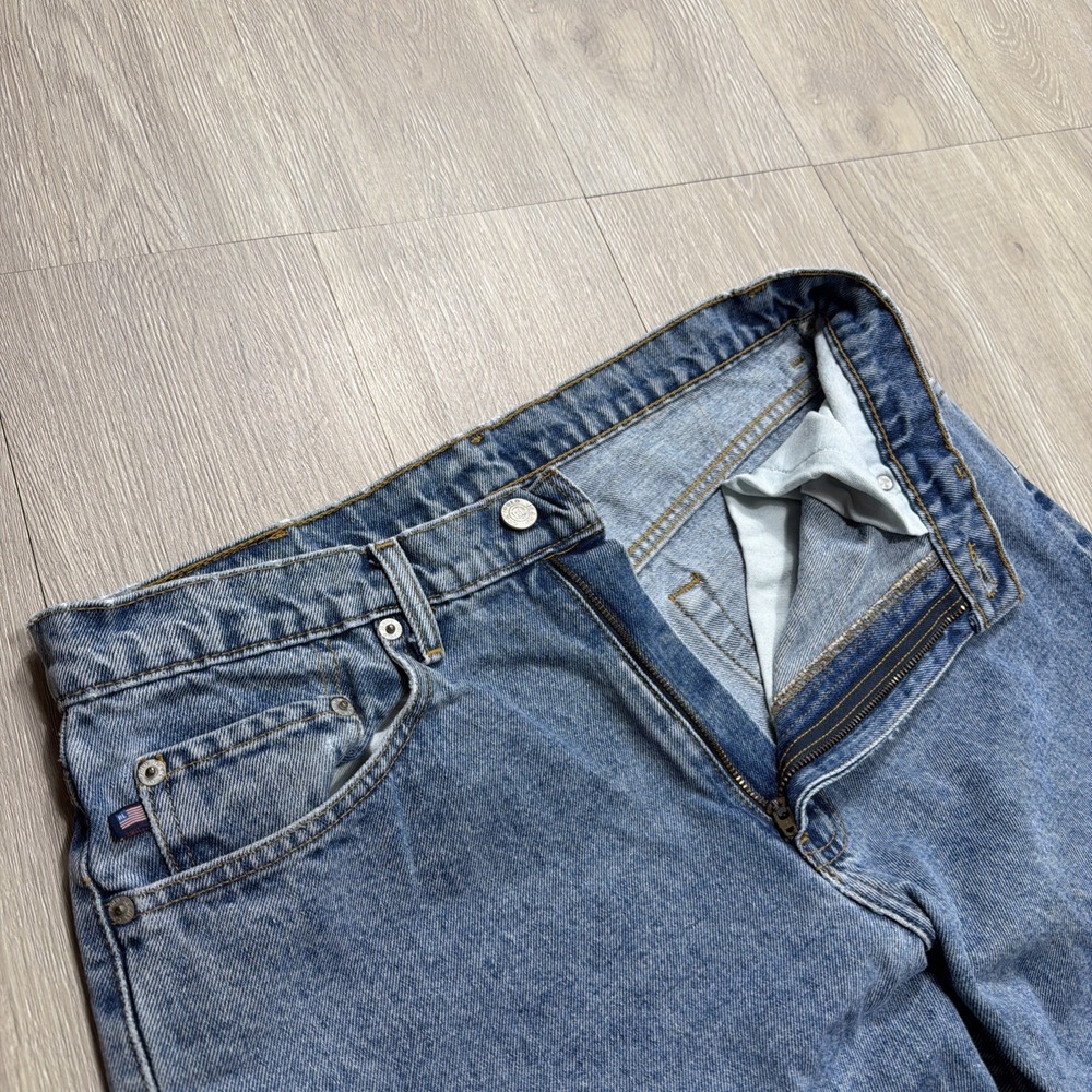 Vintage 90's Polo Ralph Lauren Jeans Men's Size 32‎ 32x30 Light Wash Distressed